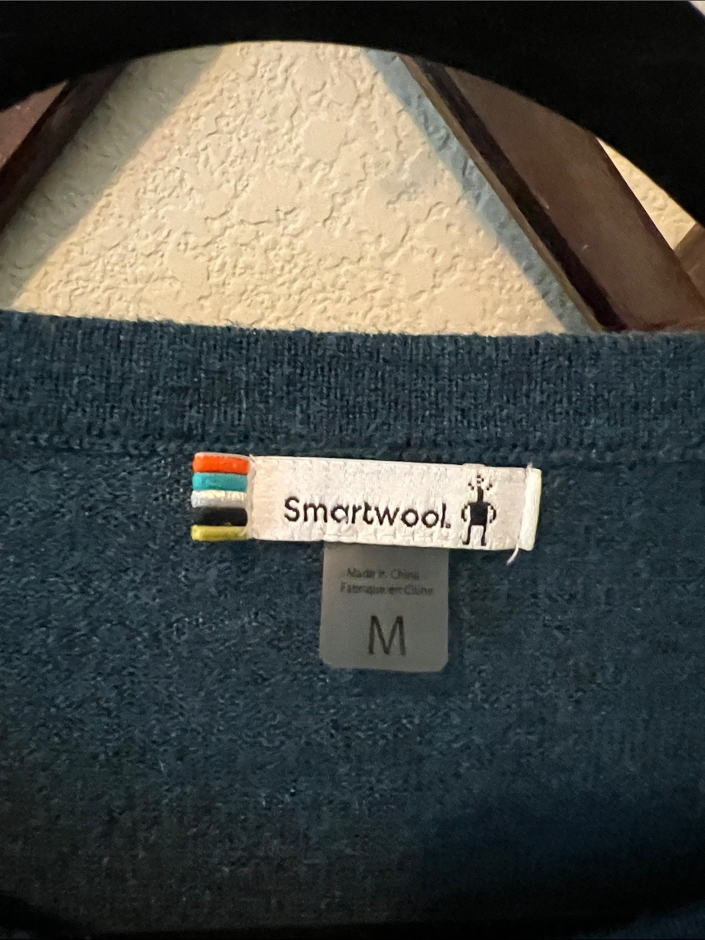 Smartwool Long Sleeve Boho Blue Top Medium - Picture 2 of 5